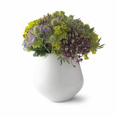 White Fluted vas, 15 cm Royal Copenhagen