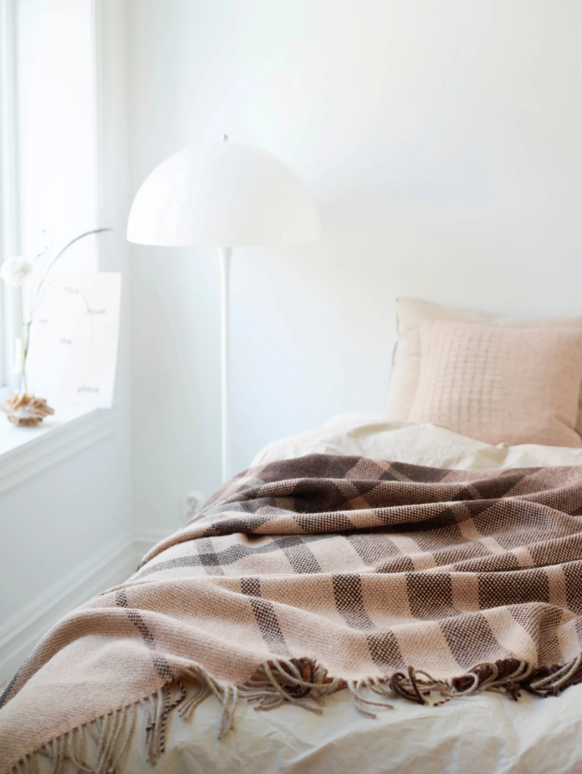 Filos pläd 145x220 cm, Brown Røros Tweed