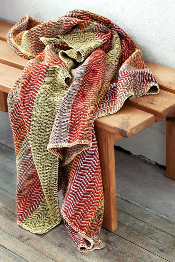 Fri filt 150x200 cm, Summer red Røros Tweed