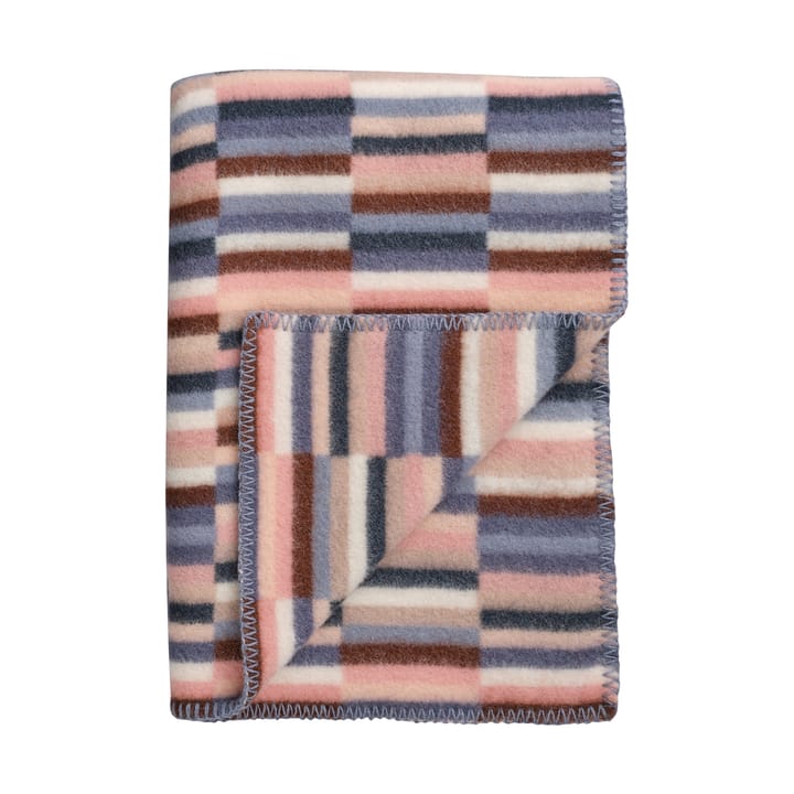 Ida filt 135x200 cm, Rosa blue Røros Tweed