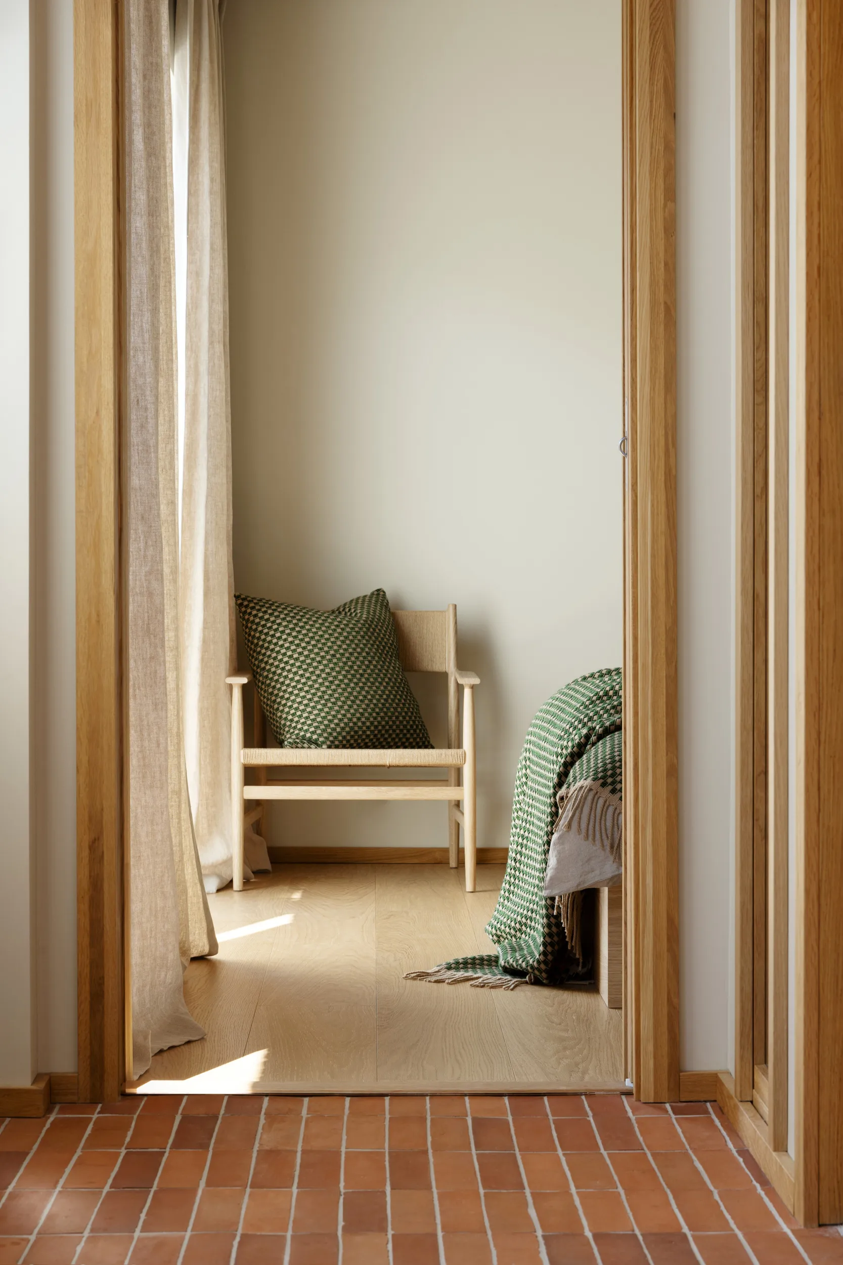 Isak kudde 60x60 cm, Meadow Røros Tweed