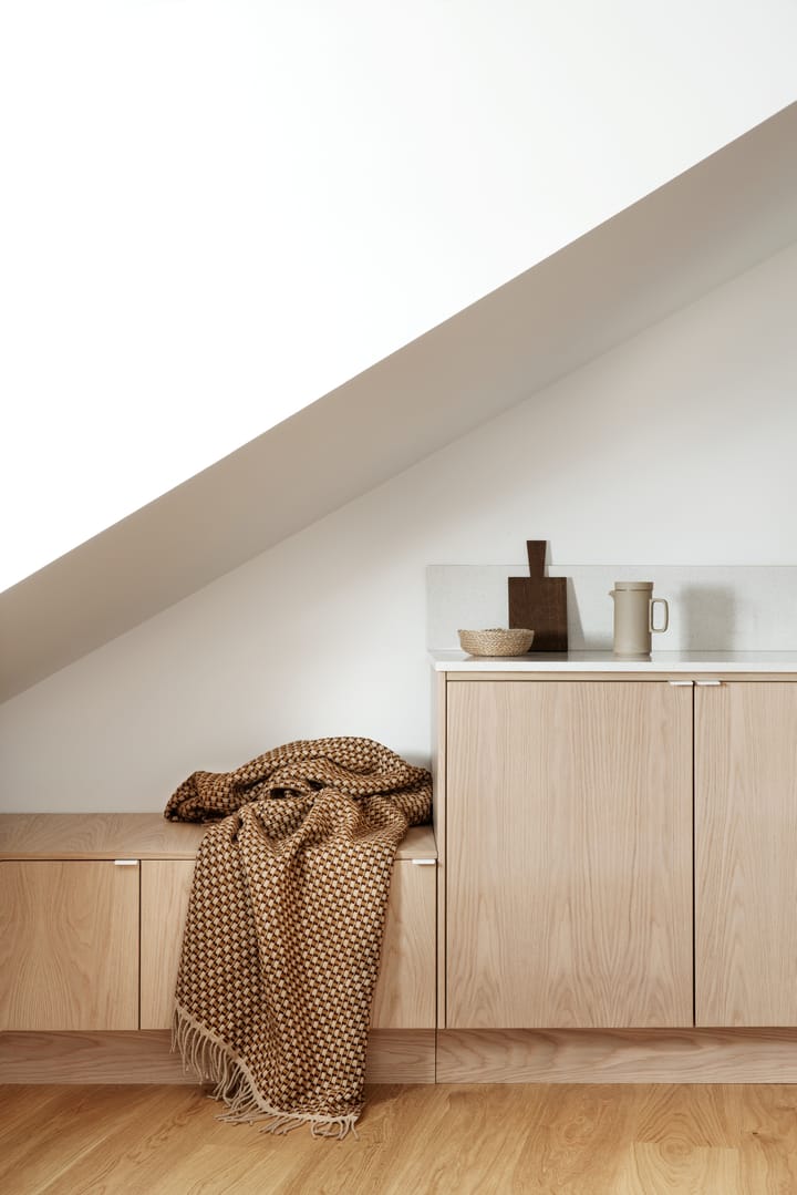 Isak pläd 150x210 cm, Chestnut Røros Tweed