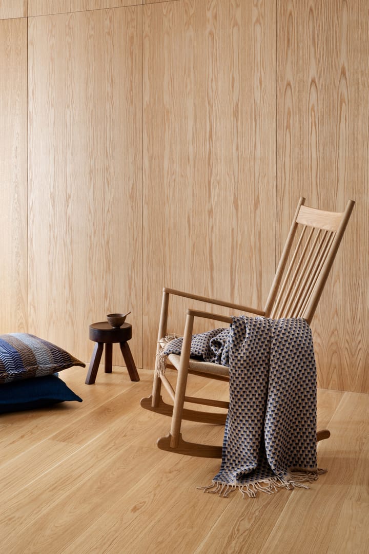 Isak pläd 150x210 cm, Far away blue Røros Tweed
