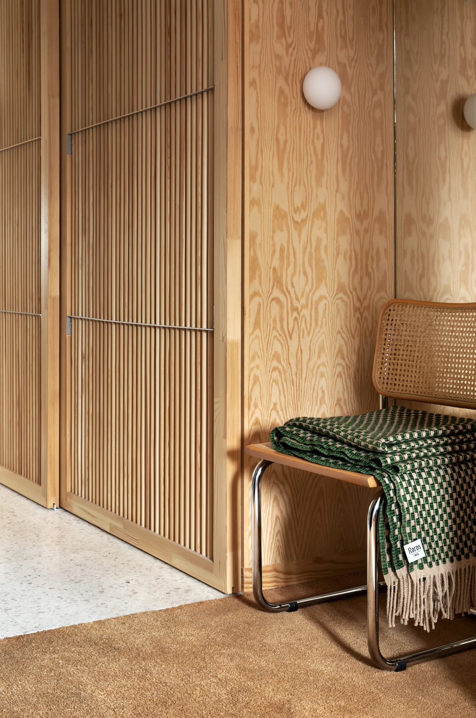 Isak pläd 150x210 cm, Meadow Røros Tweed