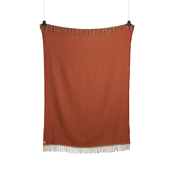 Isak pläd 150x210 cm - Red sumac - Røros Tweed