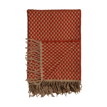 Isak pläd 150x210 cm - Red sumac - Røros Tweed