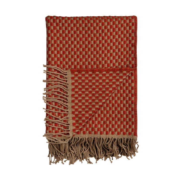 Isak pläd 150x210 cm, Red sumac Røros Tweed