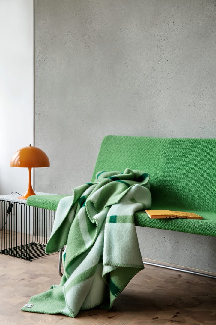 Knut filt 135x200 cm, Field green Røros Tweed