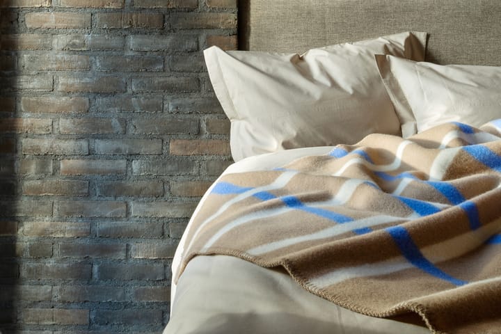 Knut filt 135x200 cm, Taupe Røros Tweed