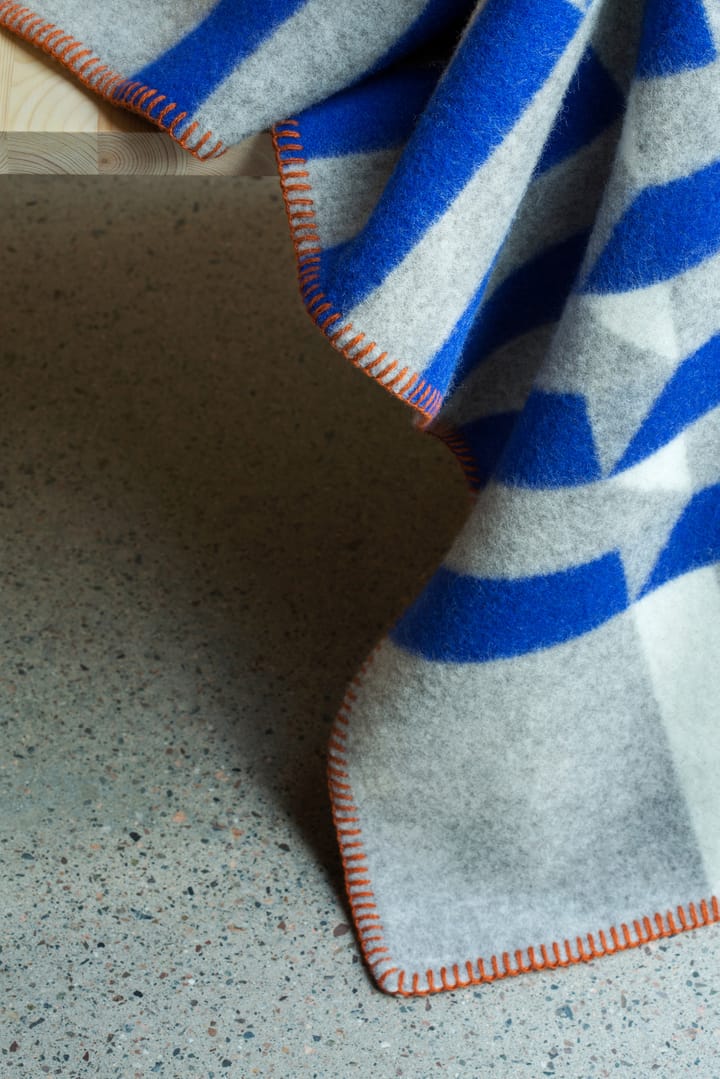 Kvam filt 135x200 cm, Blue Røros Tweed