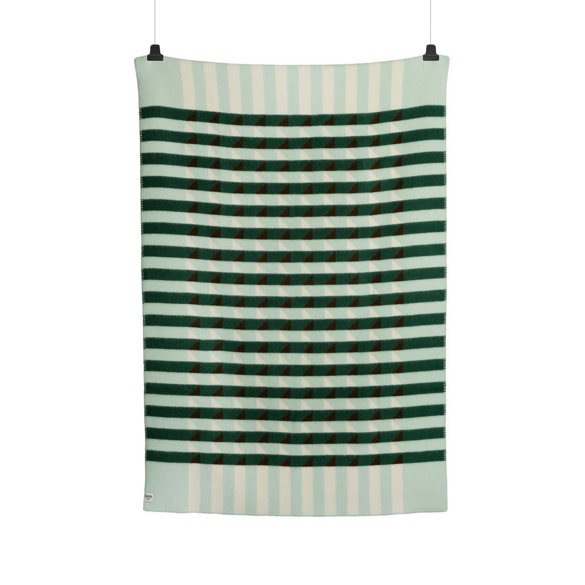 Roros Tweed Kvam filt 135x200 cm Green | Skandinavisk Design | Ullplädar & Ullfiltar | Grön