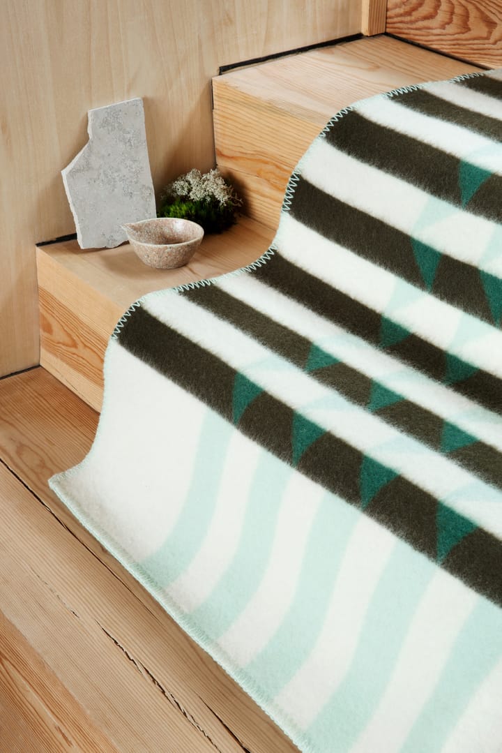 Kvam filt 135x200 cm, Green Røros Tweed