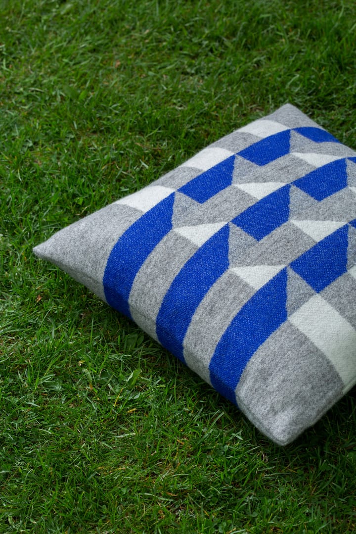 Kvam kudde 50x50 cm - Blue - Røros Tweed