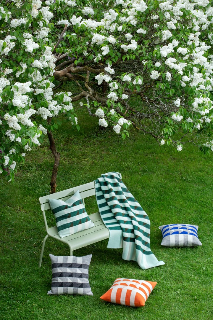 Kvam kudde 50x50 cm, Green Røros Tweed