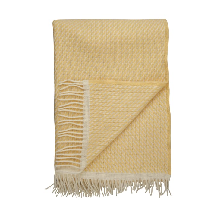 Mello pläd 150x210 cm, Lemon yellow Røros Tweed