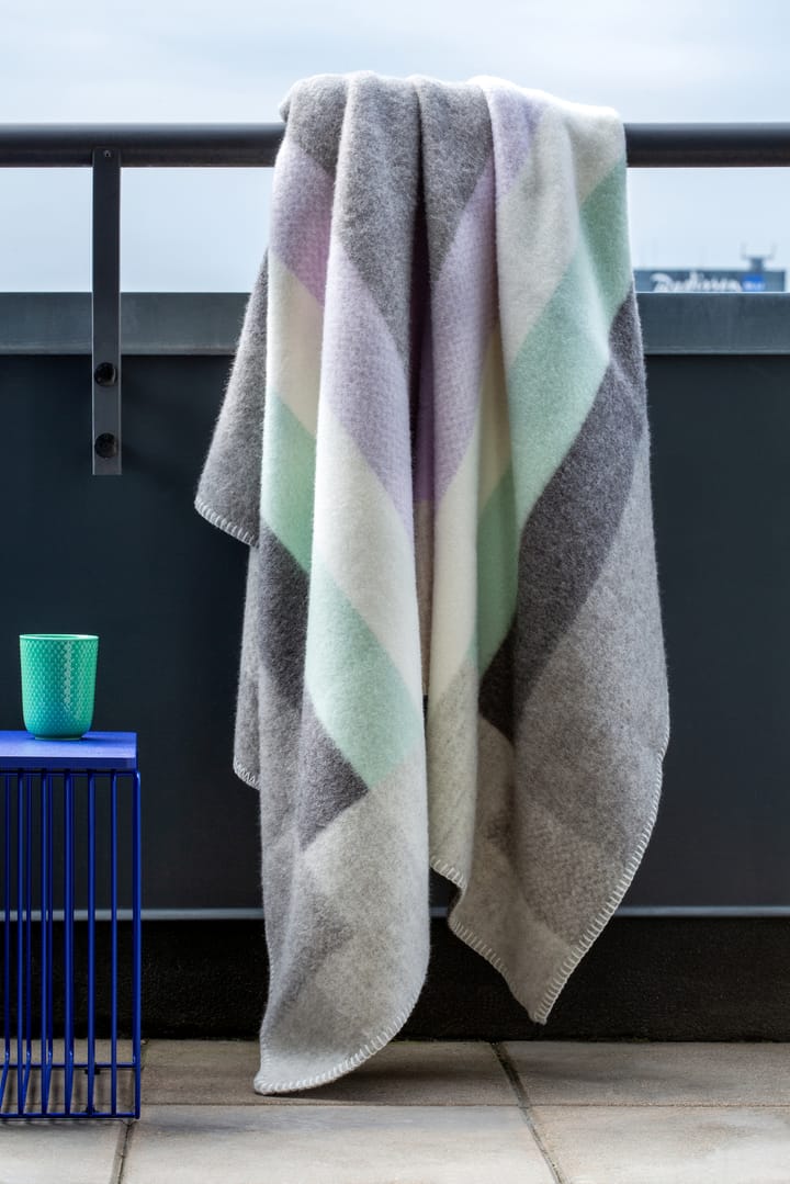 Mikkel filt 135x200 cm, Grey Røros Tweed