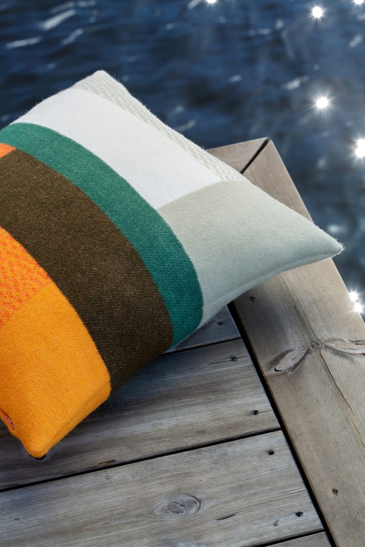 Mikkel kudde 50x50 cm, Orange Røros Tweed
