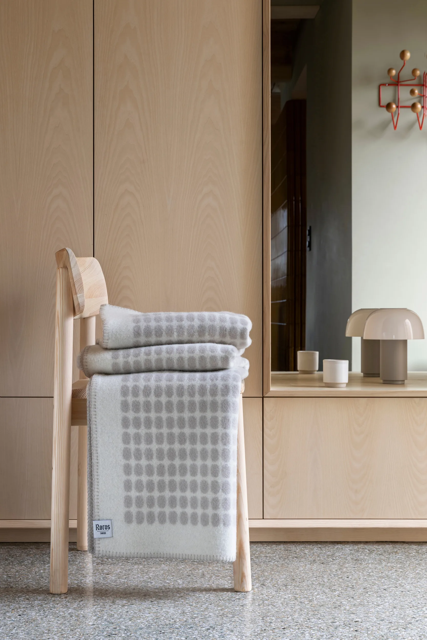 Palette filt 135x200 cm, Clay Røros Tweed