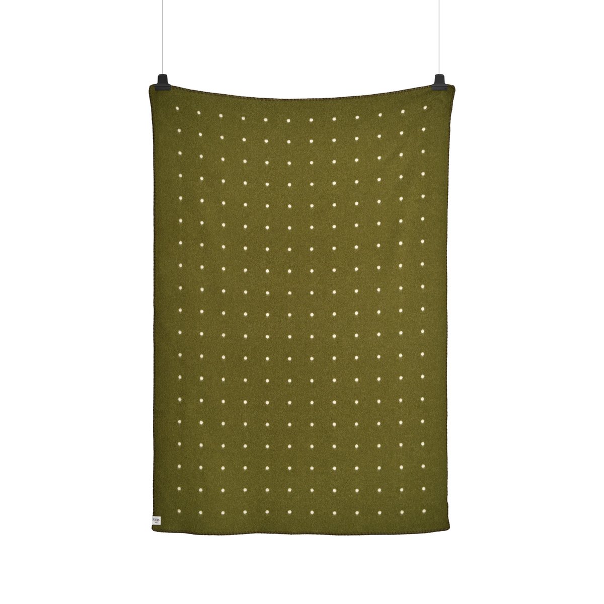 Roros Tweed Pastille filt 135x200 cm Green moss | Skandinavisk Design | Ullplädar & Ullfiltar | Grön
