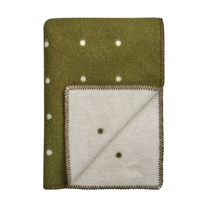 Pastille filt 135x200 cm, Green moss Røros Tweed