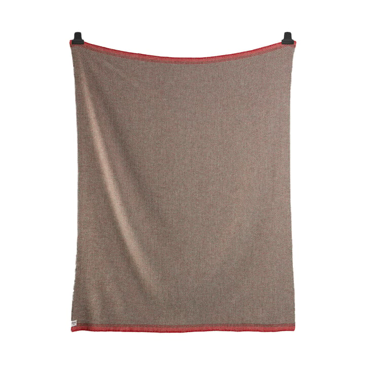 Una filt 150x200 cm - Green-red - Røros Tweed