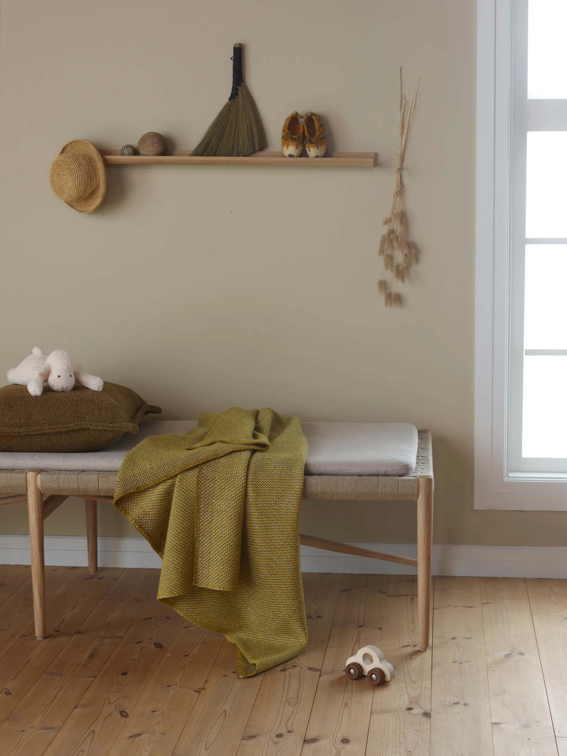 Una filt 150x200 cm, Ochre Røros Tweed