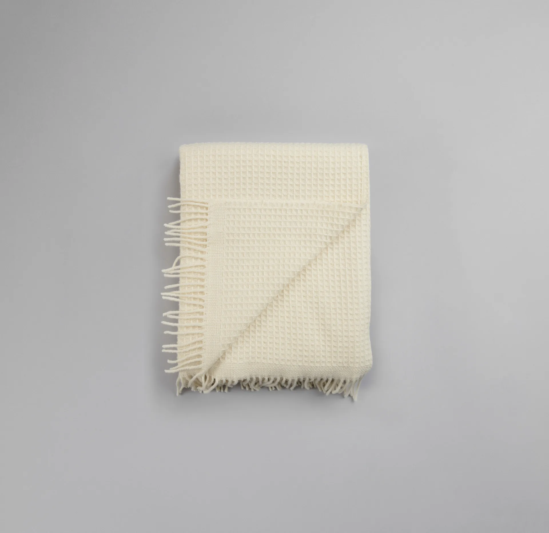 Vega pläd 150x210 cm, Natural Røros Tweed