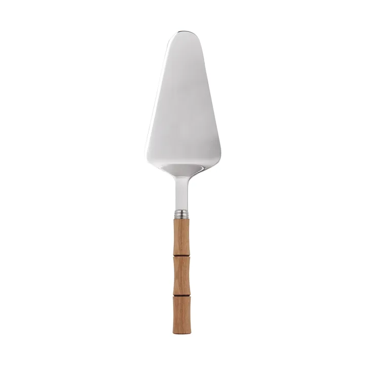 Bamboo shape tårtspade 25 cm - Light wood laminated - SABRE Paris