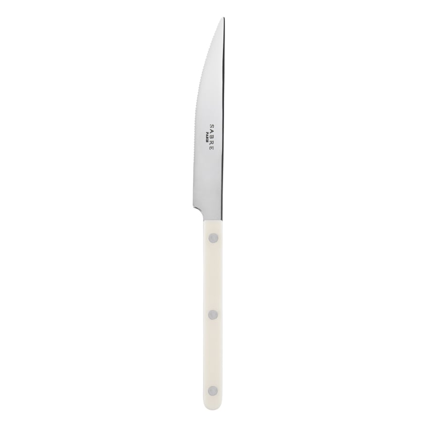 SABRE Paris Bistrot matkniv shiny Ivory | Skandinavisk Design | Matbestick | Beige