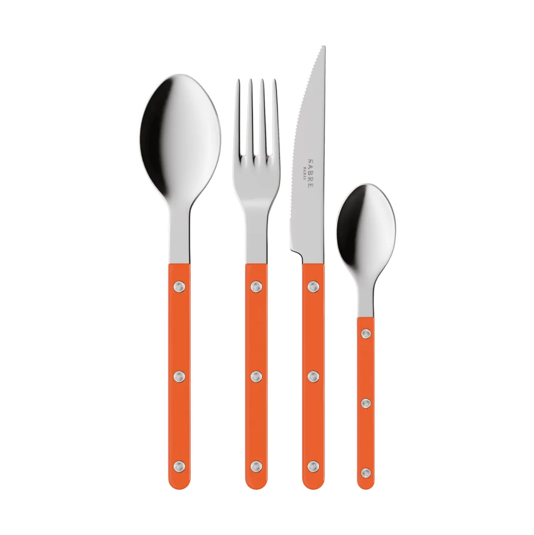 Bistrot solid bestickset 4 delar, Orange SABRE Paris