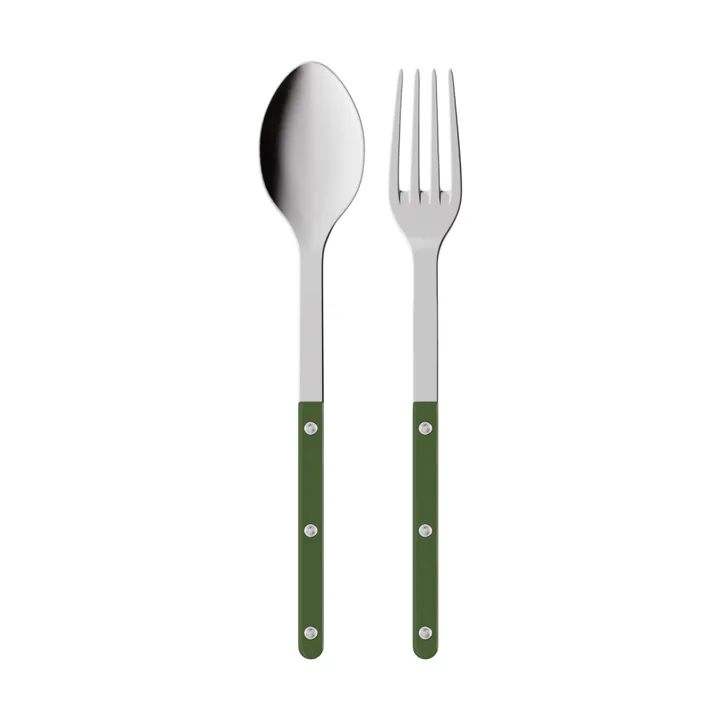 Bistrot solid serveringsbestick 2 delar - Green - SABRE Paris