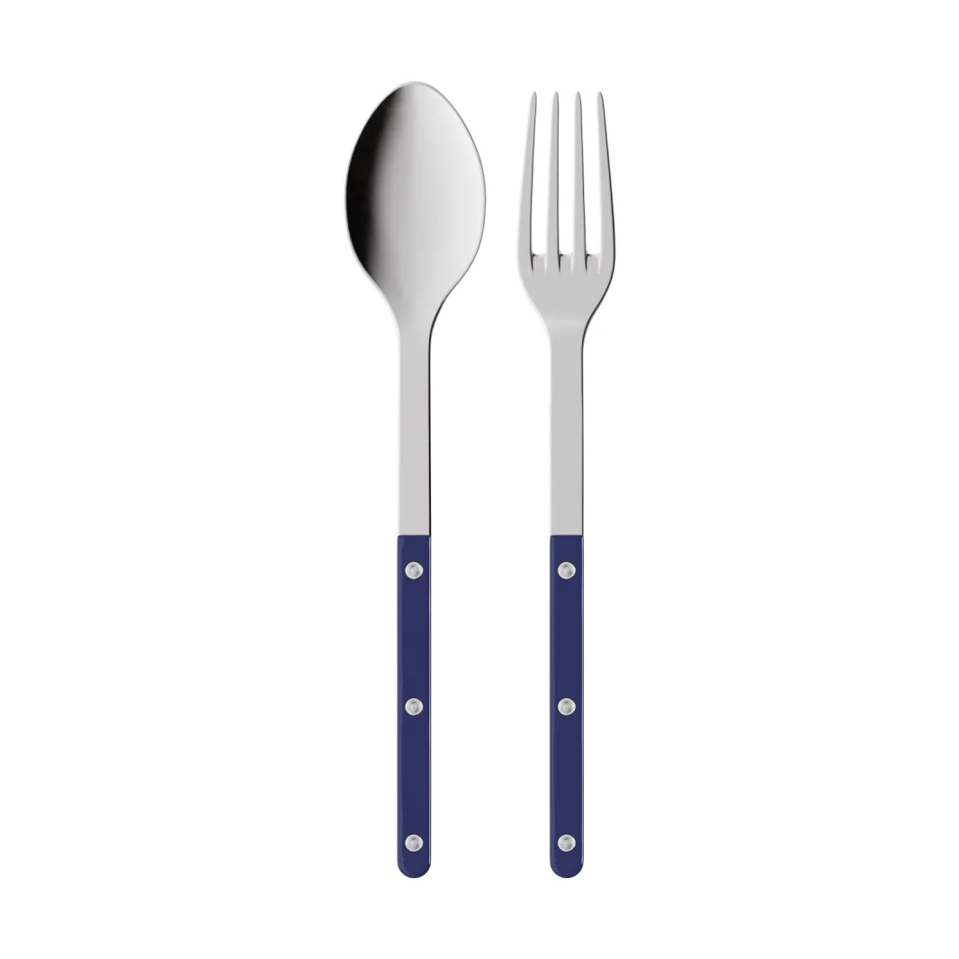 Bistrot solid serveringsbestick 2 delar, Navy blue SABRE Paris