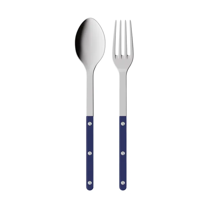 Bistrot solid serveringsbestick 2 delar - Navy blue - SABRE Paris