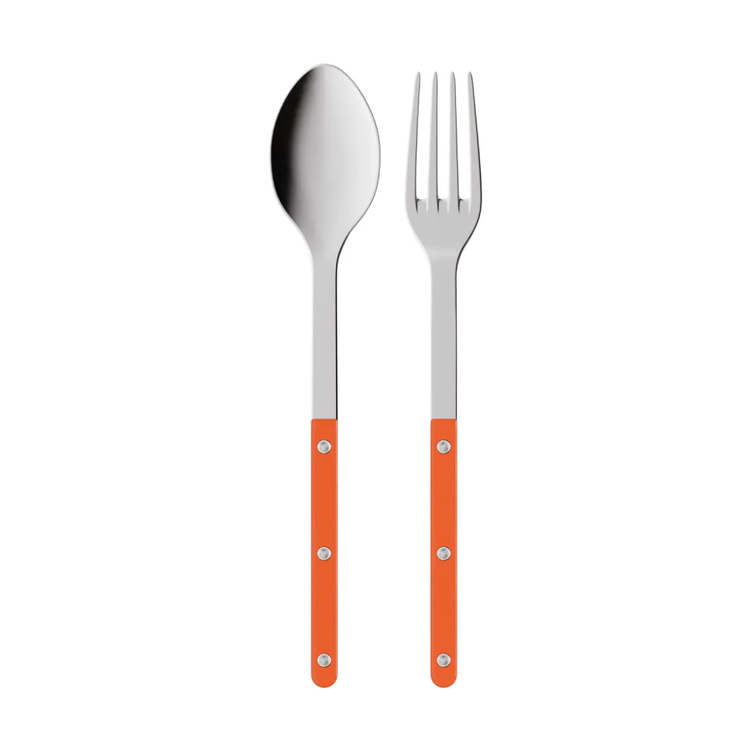 Bistrot solid serveringsbestick 2 delar, Orange SABRE Paris