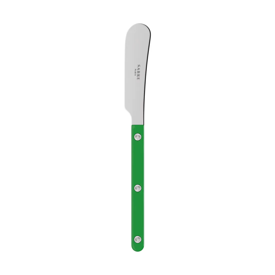 Bistrot solid smörkniv 14 cm, Garden green SABRE Paris
