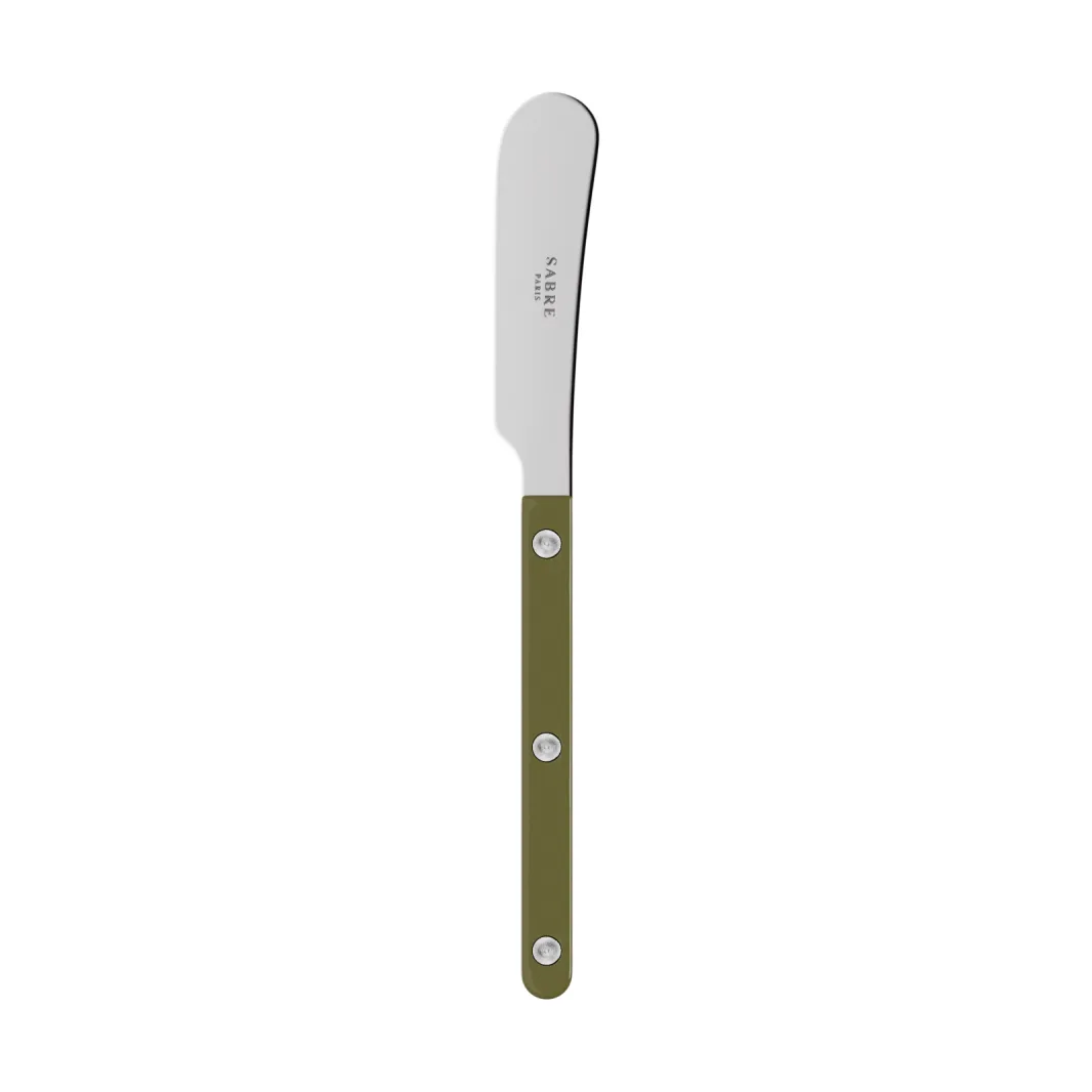 Bistrot solid smörkniv 14 cm, Green fern SABRE Paris