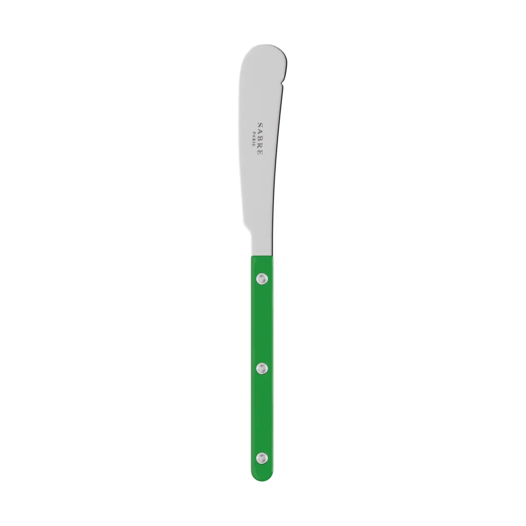 Bistrot solid smörkniv 16 cm, Garden green SABRE Paris