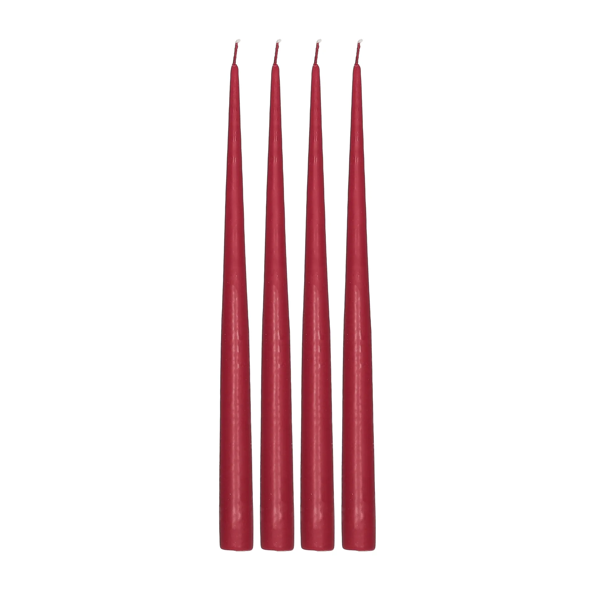 Atmosphere antikljus 4-pack 32 cm, Dark red Scandi Essentials