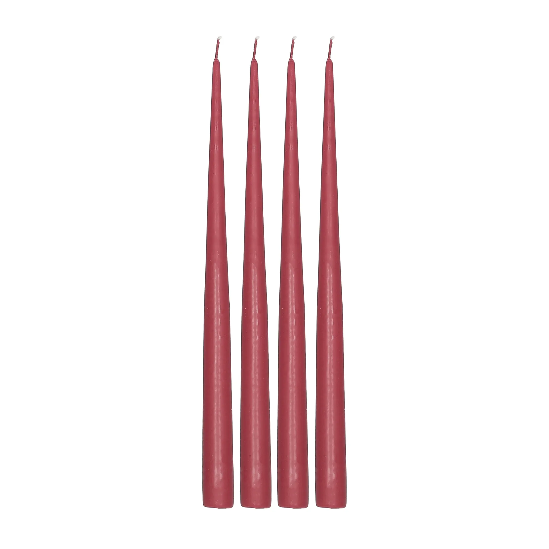 Atmosphere antikljus 4-pack 32 cm, Dark red Scandi Essentials