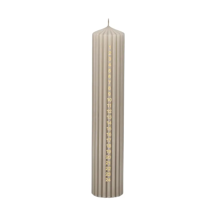 Awaiting Kalenderljus - Linen, 25 cm - Scandi Essentials