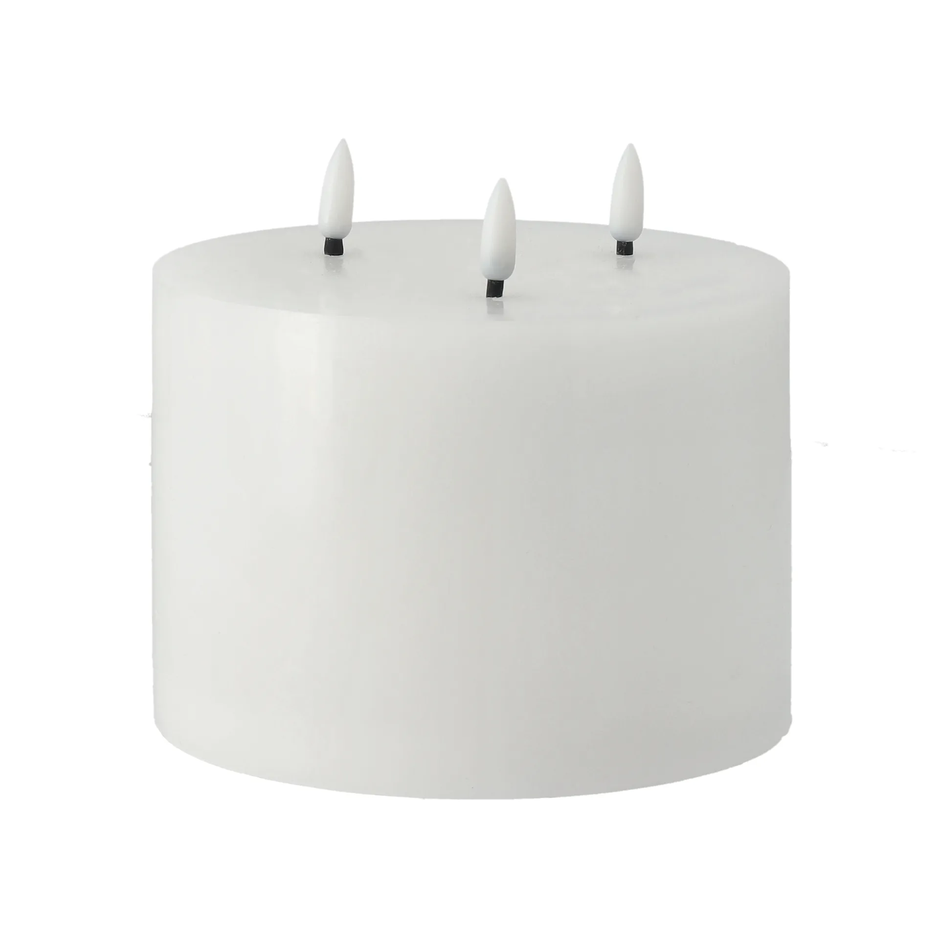 Bright Melt blockljus LED 3 vekar 13 cm, Vit Scandi Essentials