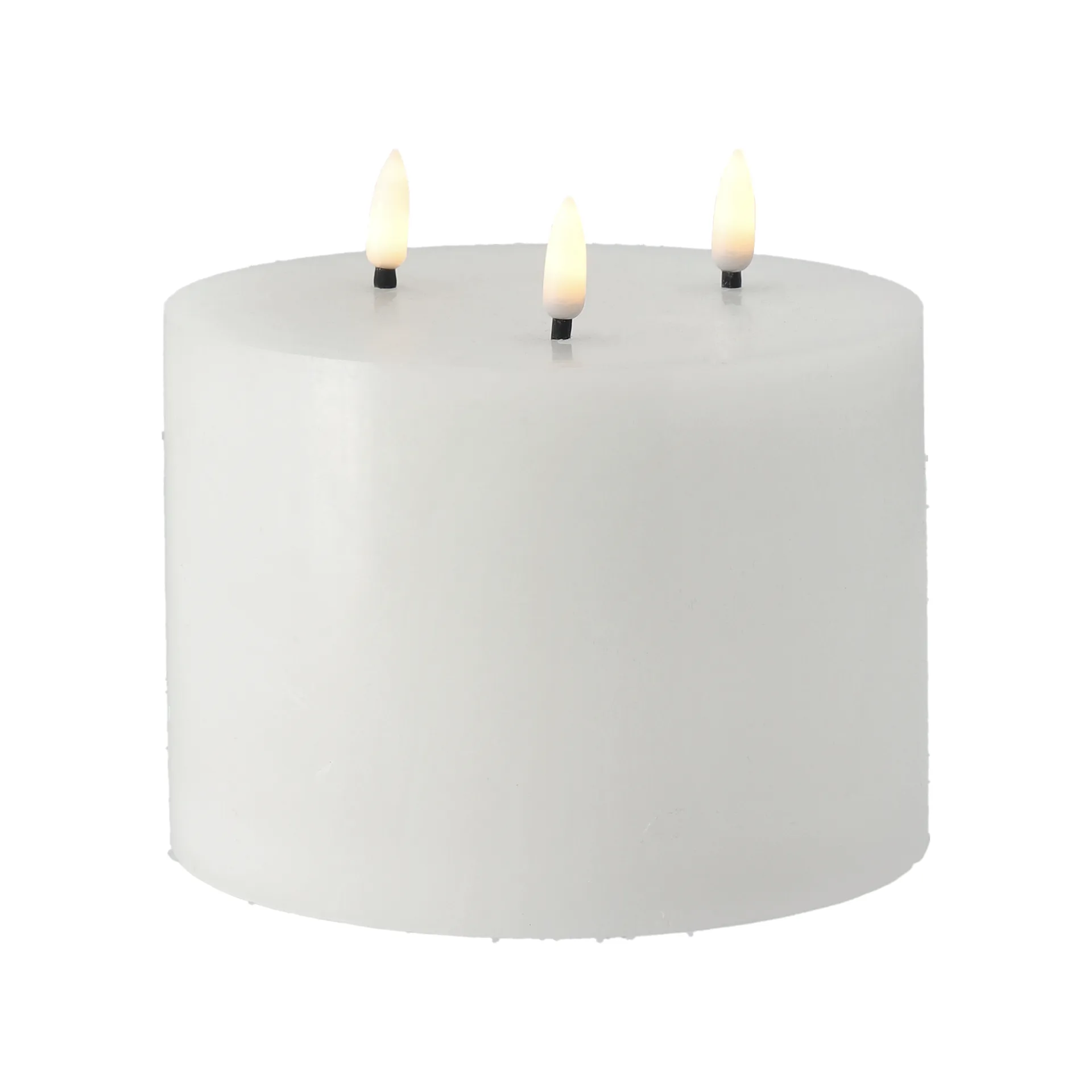 Bright Melt blockljus LED 3 vekar 13 cm, Vit Scandi Essentials