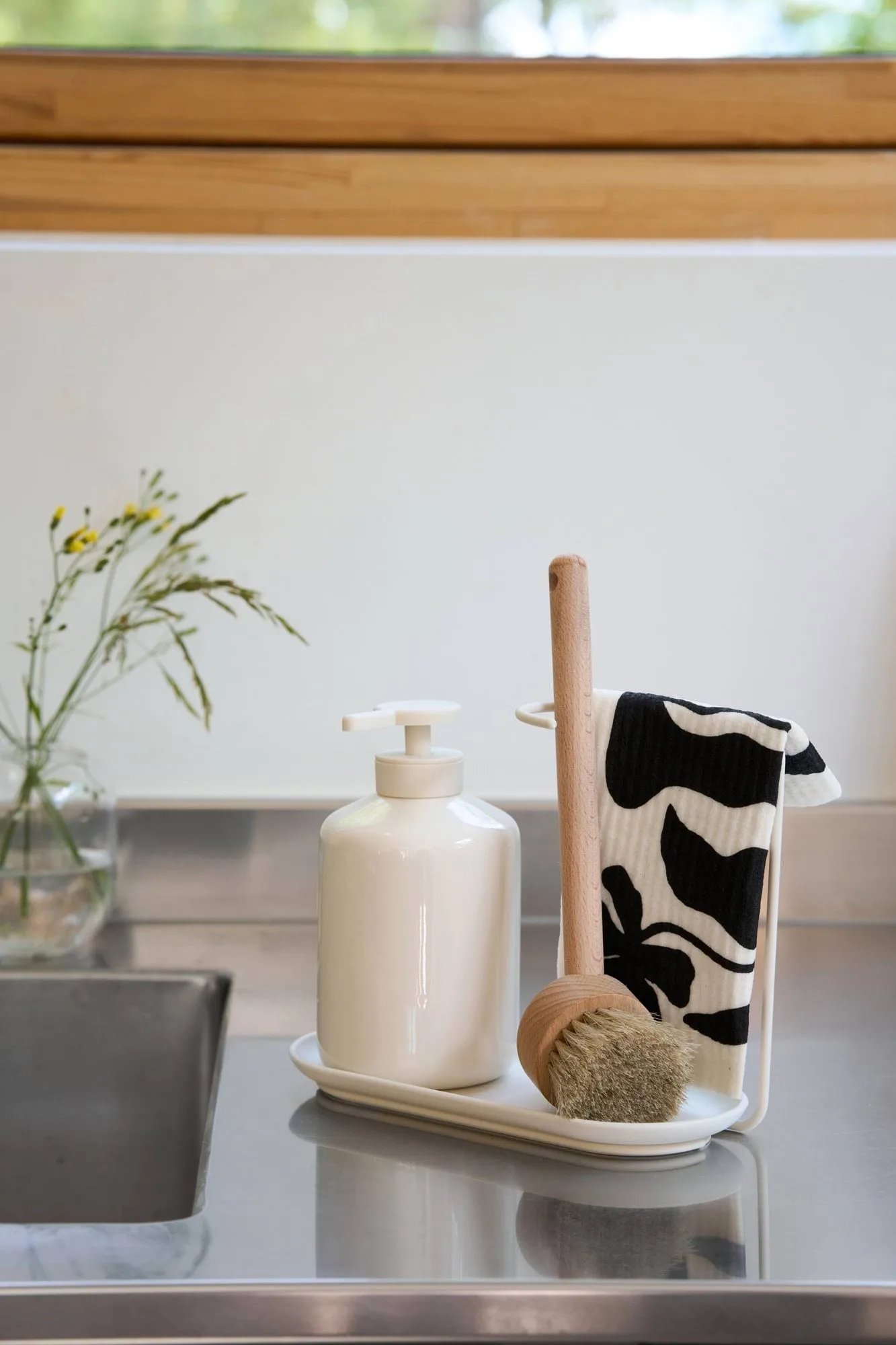 Daily disktrasa med mönster, Vit, 3-pack Scandi Essentials