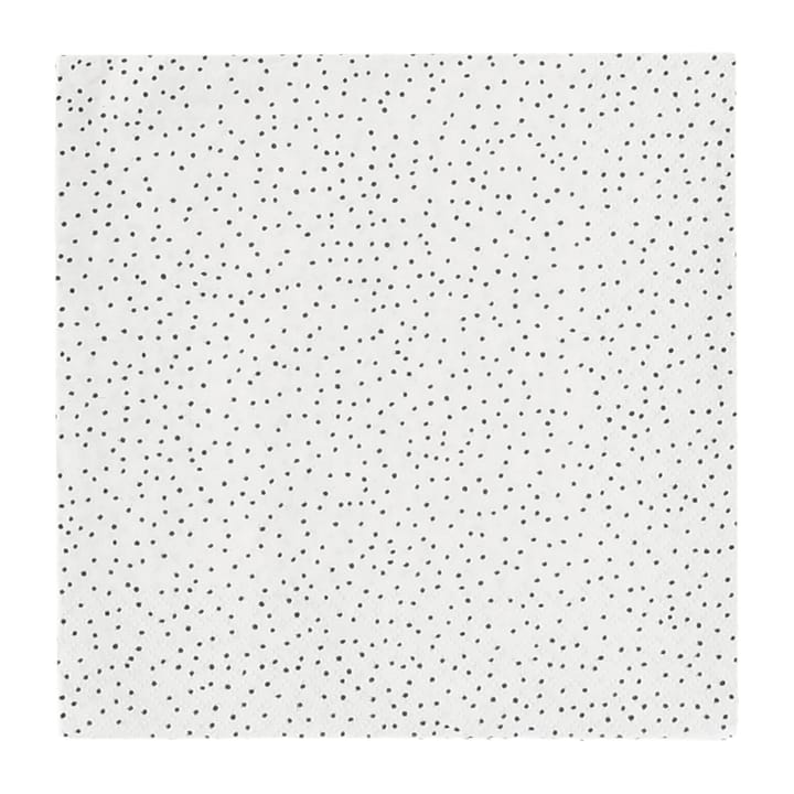 Grain servett 33x33 cm 20-pack - White-black - Scandi Essentials