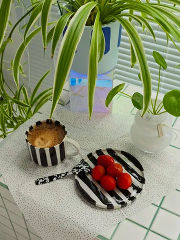 Grain servett 33x33 cm 20-pack - White-black - Scandi Essentials