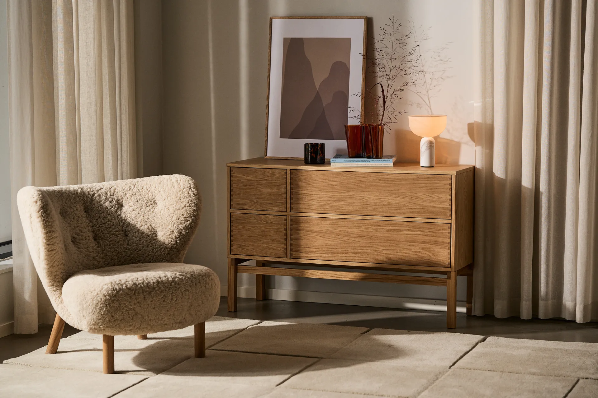 Stensö ram ek, 50x70 cm Scandi Essentials