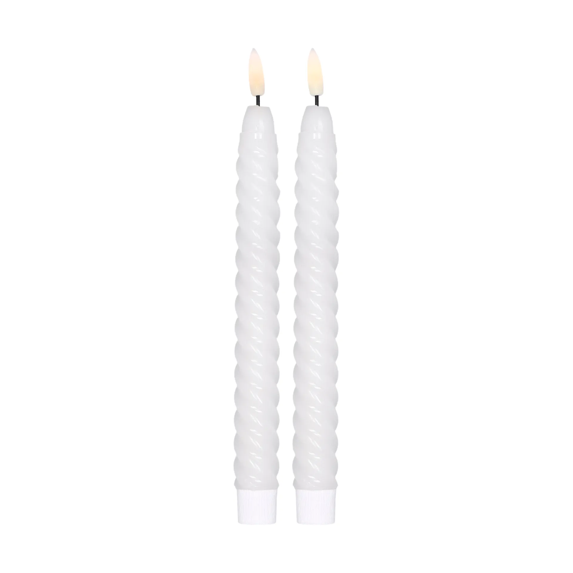 Twisted LED-ljus 25 cm 2-pack, Vit Scandi Essentials