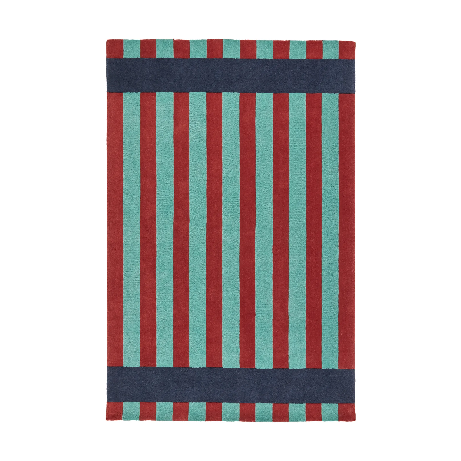 Aisles ullmatta, Grön, 170x240 cm Scandi Living