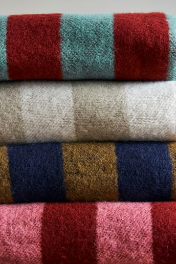 Aisles ullpläd 130x180 cm - Grön - Scandi Living