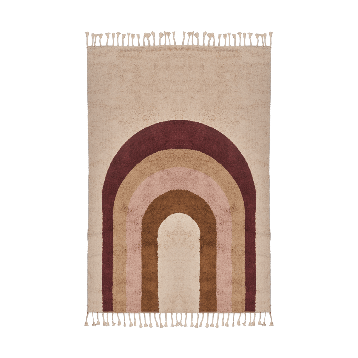 Scandi Living Arc of Colors matta 170x240 cm Rose | Skandinavisk Design | Barnmattor | Rosa
